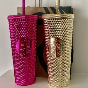Bundle of Starbucks 2022 Holiday Studded Tumblers